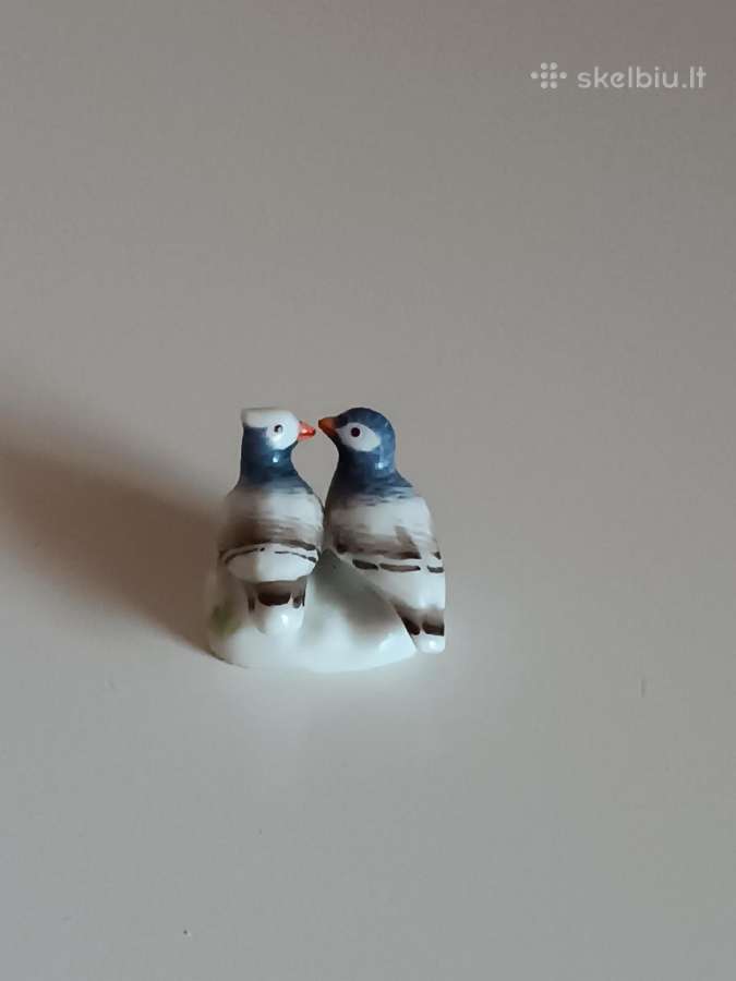 Porcelianinė balandžių porelė Meissen - nuotraukos Nr. 6