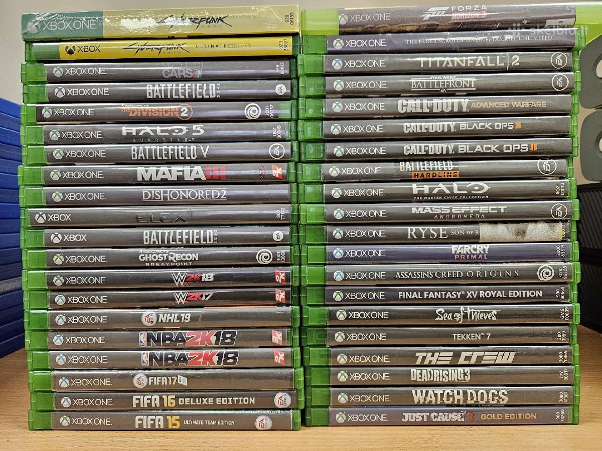 Xbox One žaidimai nuo 6 eur.