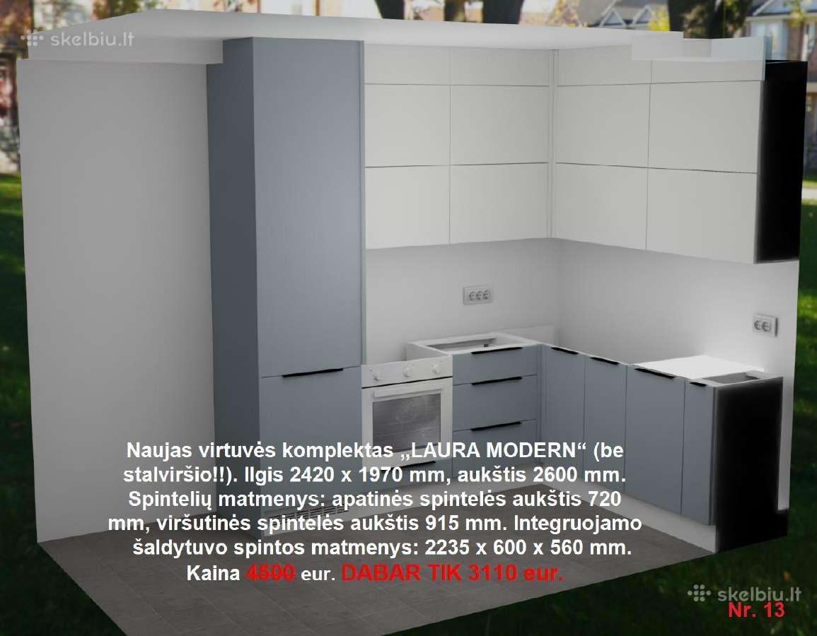 Virtuvių komplektai Pigiai - nuotraukos Nr. 14