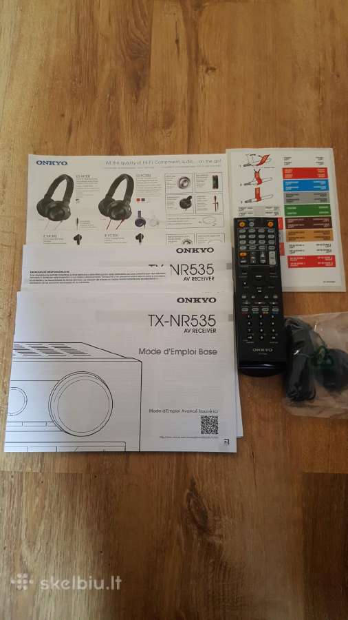 Onkyo tx nr535 5.2 4k receiver 5x115w - nuotraukos Nr. 3
