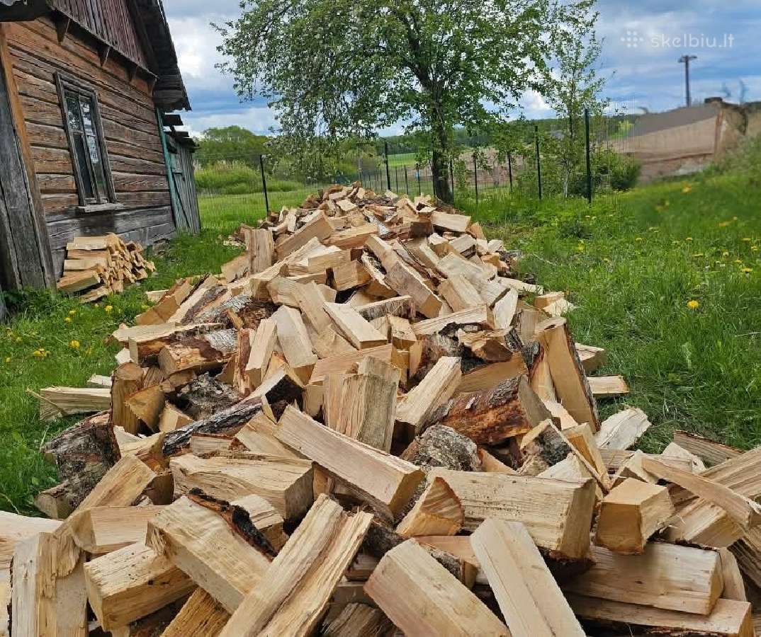Beržinės,juodalksnio malkos suskaldytos.