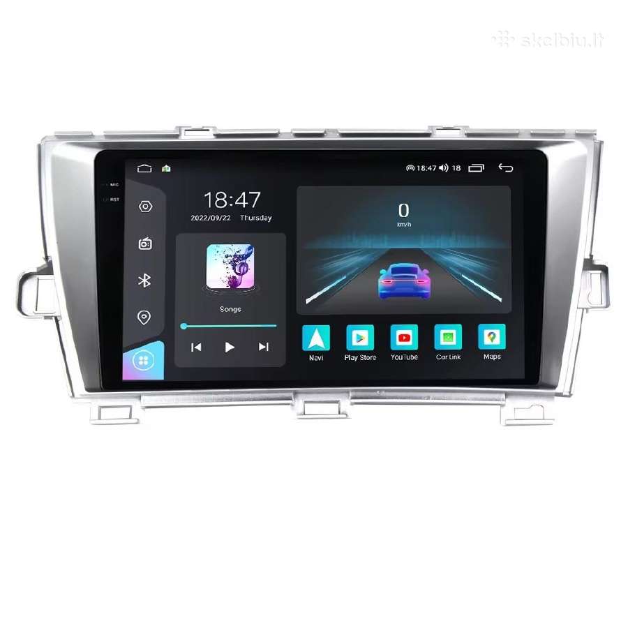Toyota Prius 2002 - 2015 metų android multimedija - nuotraukos Nr. 5