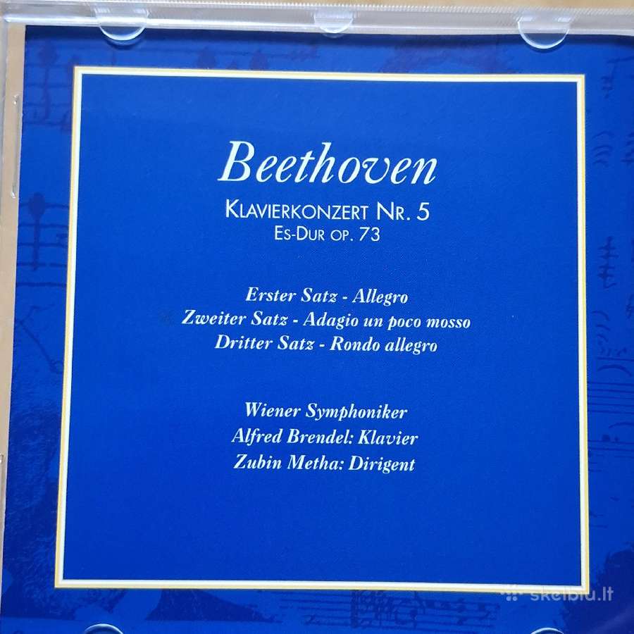Beethoven - Klavierkonzert Nr. 5 (CD) - nuotraukos Nr. 2