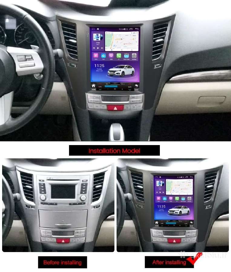 Subaru Outback 2003-2018 android multimedija - nuotraukos Nr. 2