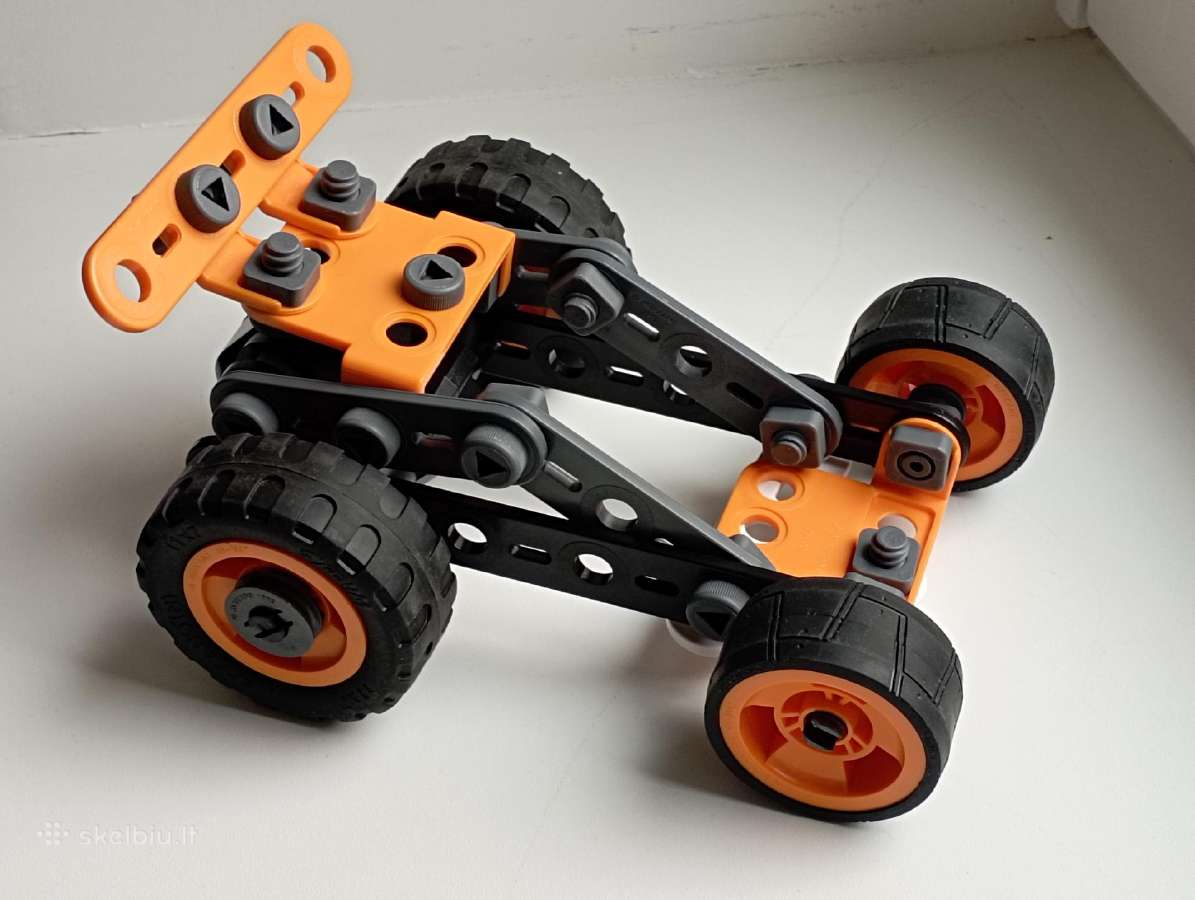 Vaikiškas Konstruktorius "Pull Back Race Car" - nuotraukos Nr. 3