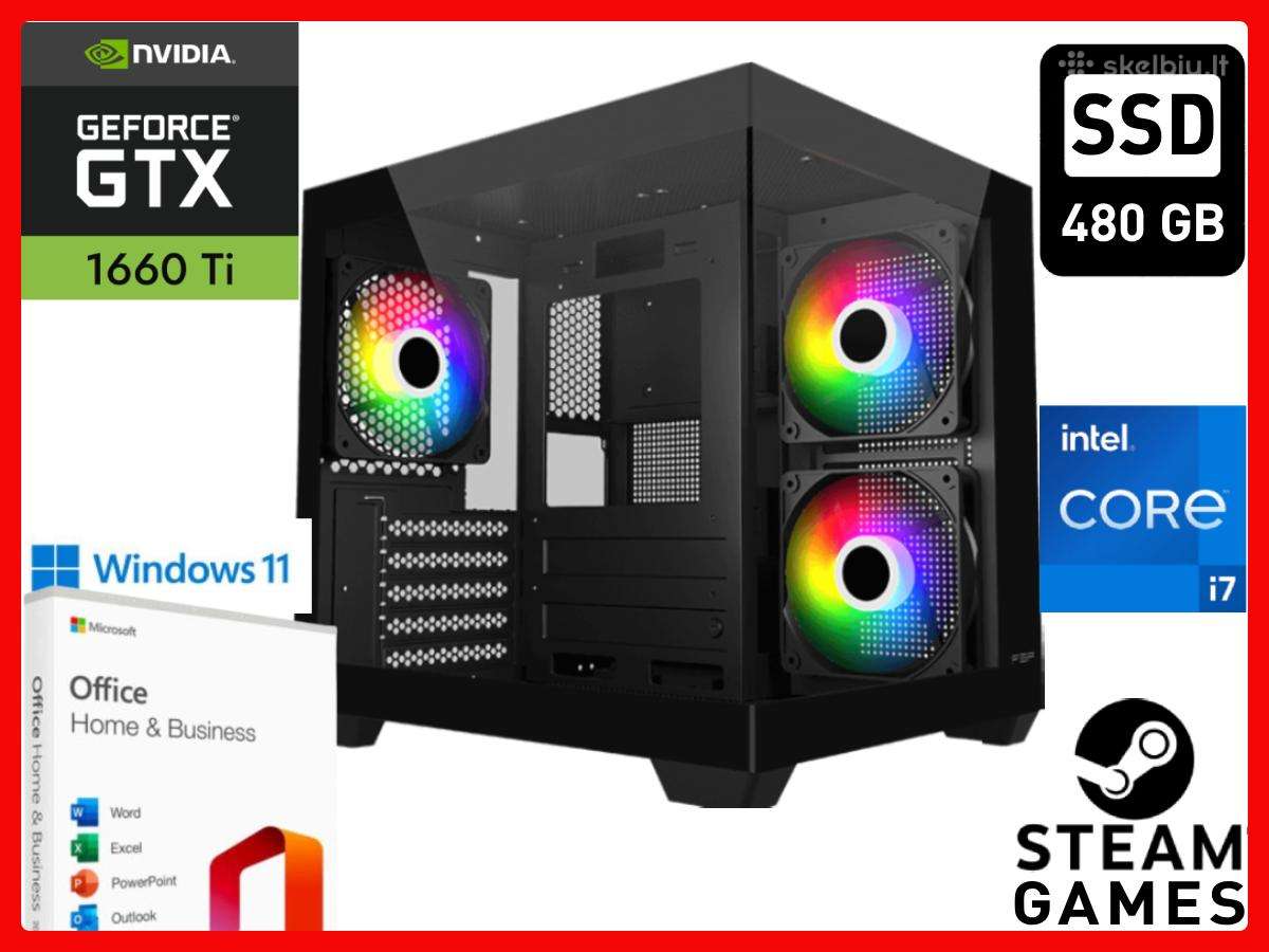 Žaidimų Kompiuteriai nuo 220 Eur! Su Garantija
