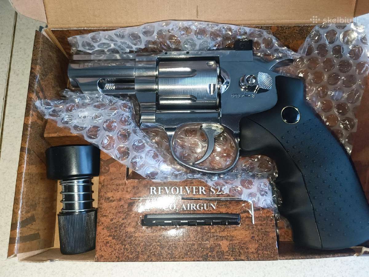 Pneumatinis revolveris Legends S25 2,5" 4,5mm Pell - nuotraukos Nr. 2