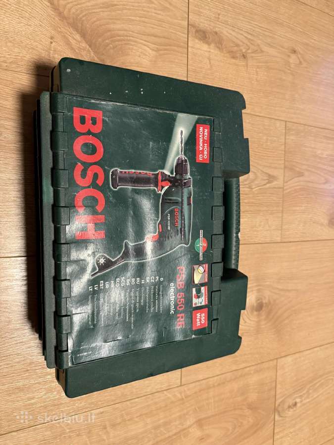 Bosch gręžtuvas Psb 550 Re