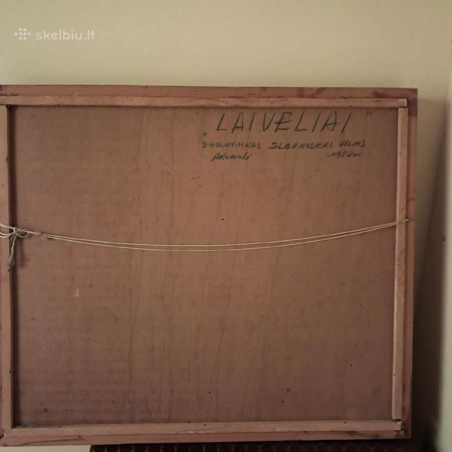 Dailininko Viliaus Slavinsko "Laiveliai" 82m. - nuotraukos Nr. 2
