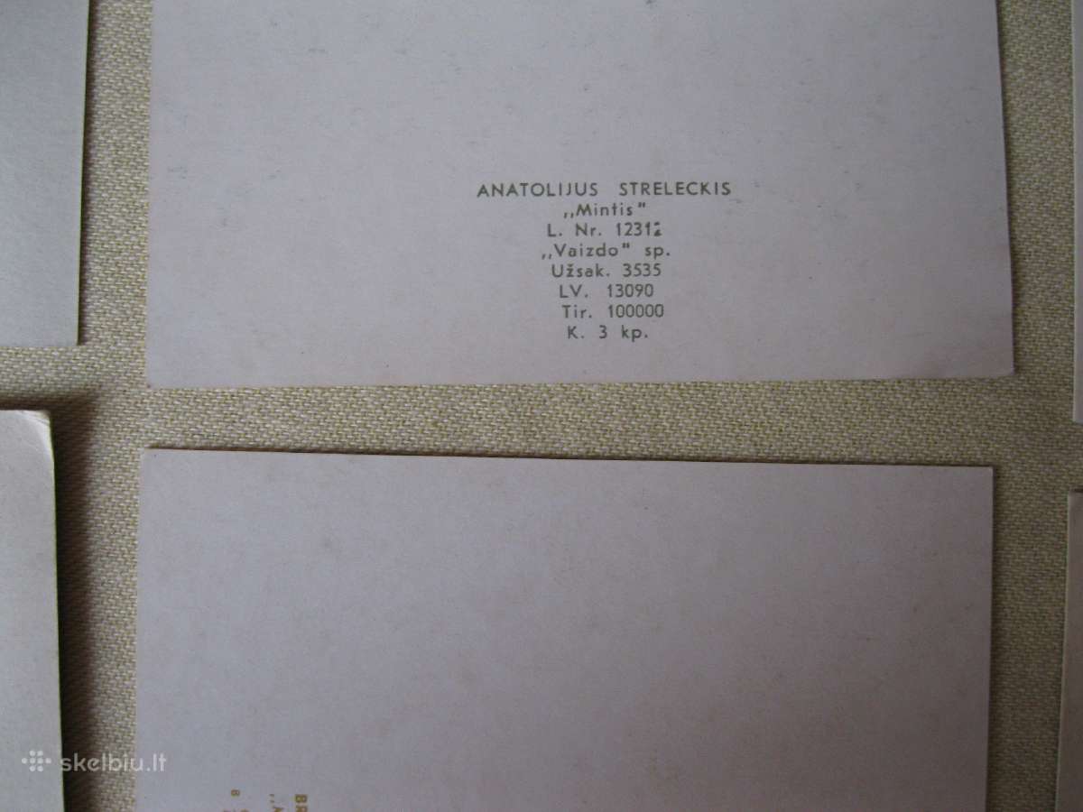 Atvirutes - Atvirukai 20-amziaus . Naujos Is Kol - nuotraukos Nr. 8