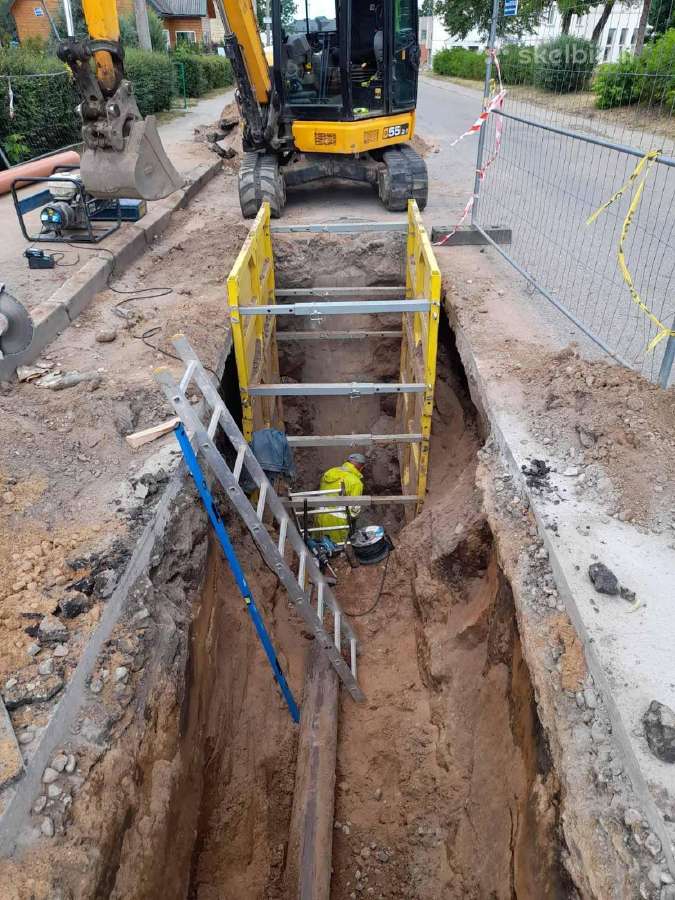 Vandentiekis, nuotekos, drenažas, valymo įrengimai