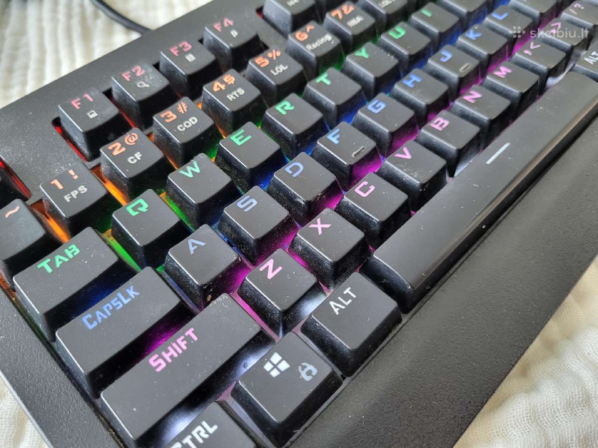 Aula Demon King mechaninė klaviatūra ir pelė