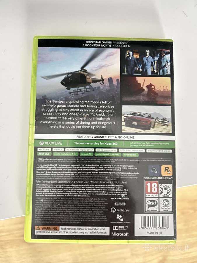 Gta 5 grand theft auto xbox 360 - nuotraukos Nr. 4