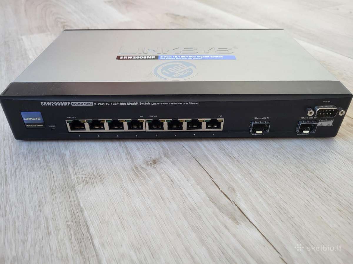 Linksys network switch - nuotraukos Nr. 5
