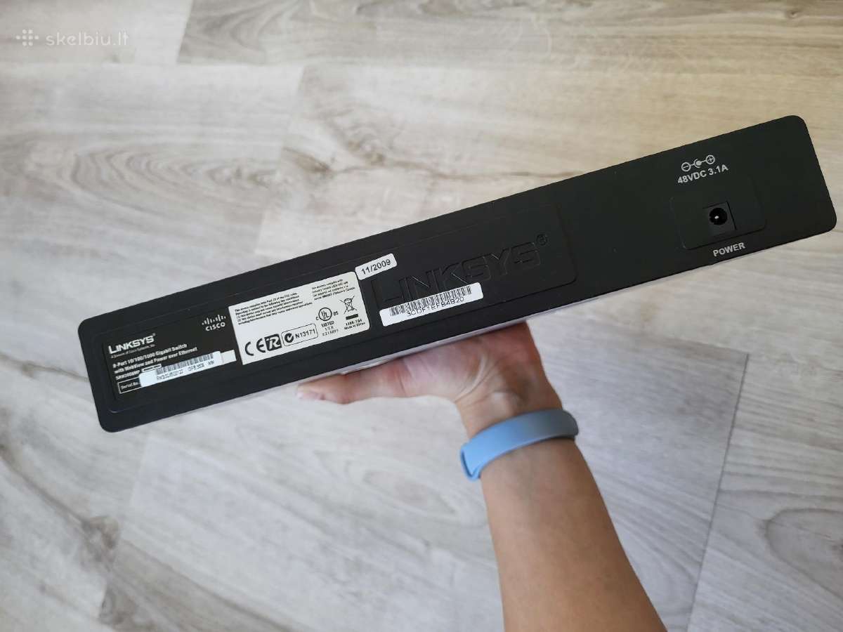 Linksys network switch - nuotraukos Nr. 6