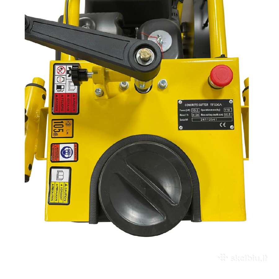 Asfalto/betono motopjaustyklė Loncin 420cc - nuotraukos Nr. 5