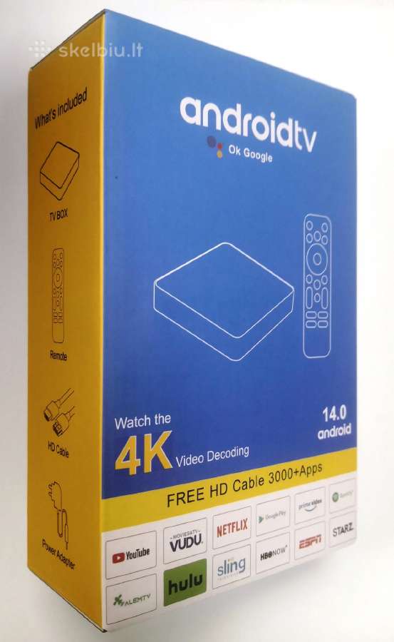 Smart TV Box Android Išmanūs Iptv priedėliai - nuotraukos Nr. 7