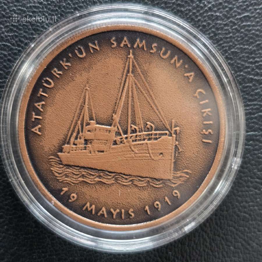 Turkija 2019 2,5 lira Bronza Laivas