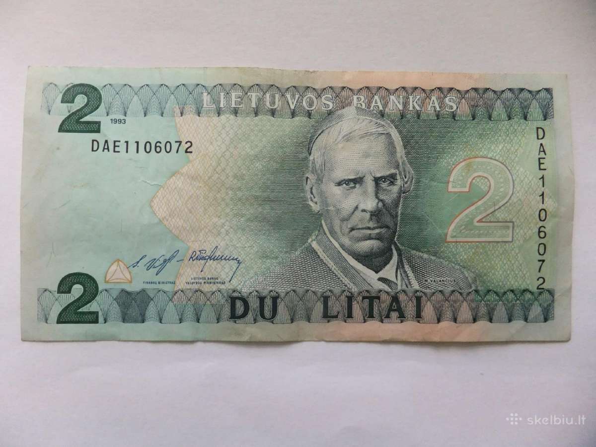 Lietuva 1994m. litai. - nuotraukos Nr. 3