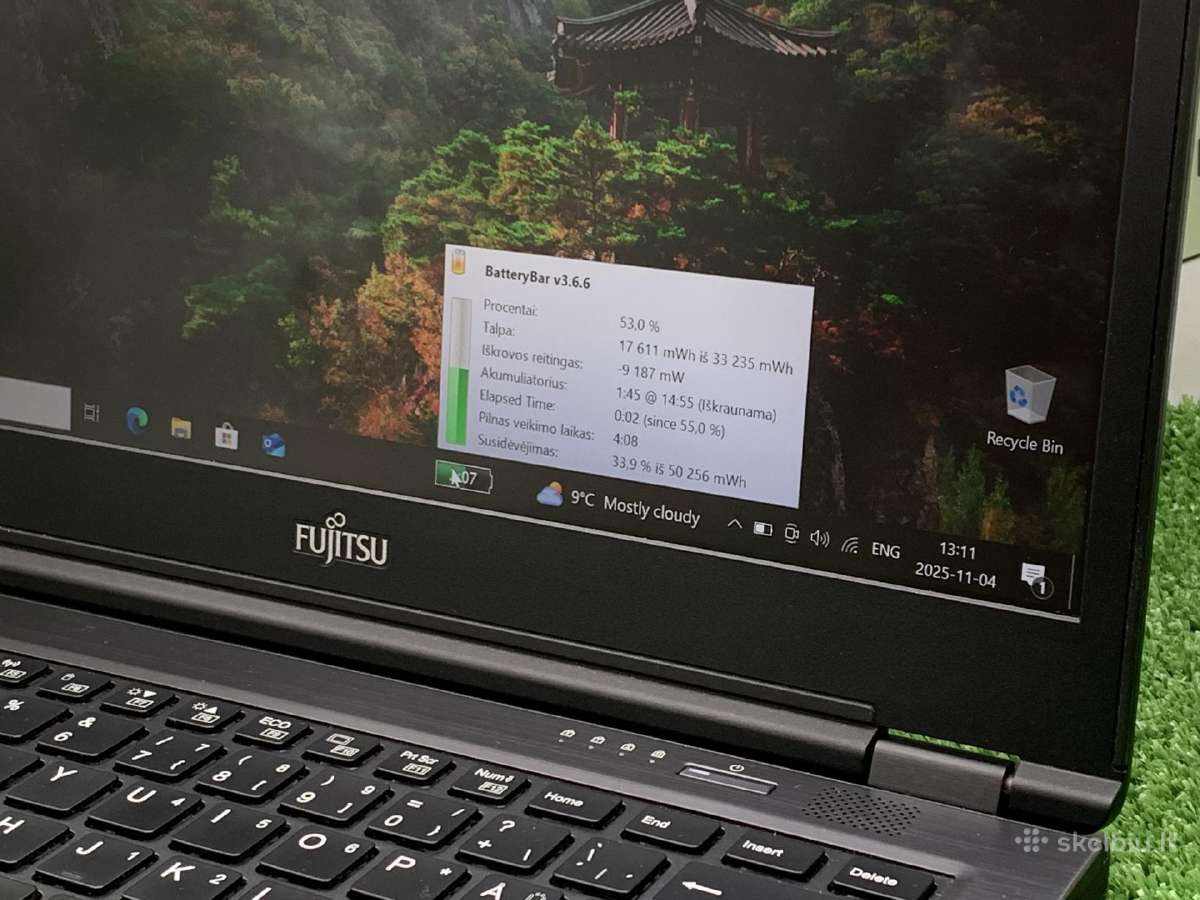 Fujitsu Lifebook U747 i7-7600u 512gb SSD #1-222 - nuotraukos Nr. 5