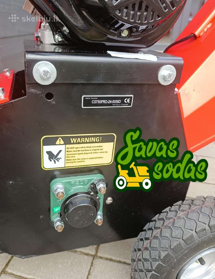 Benzininis šakų smulkintuvas Early Bird Cs750 Pro - nuotraukos Nr. 4