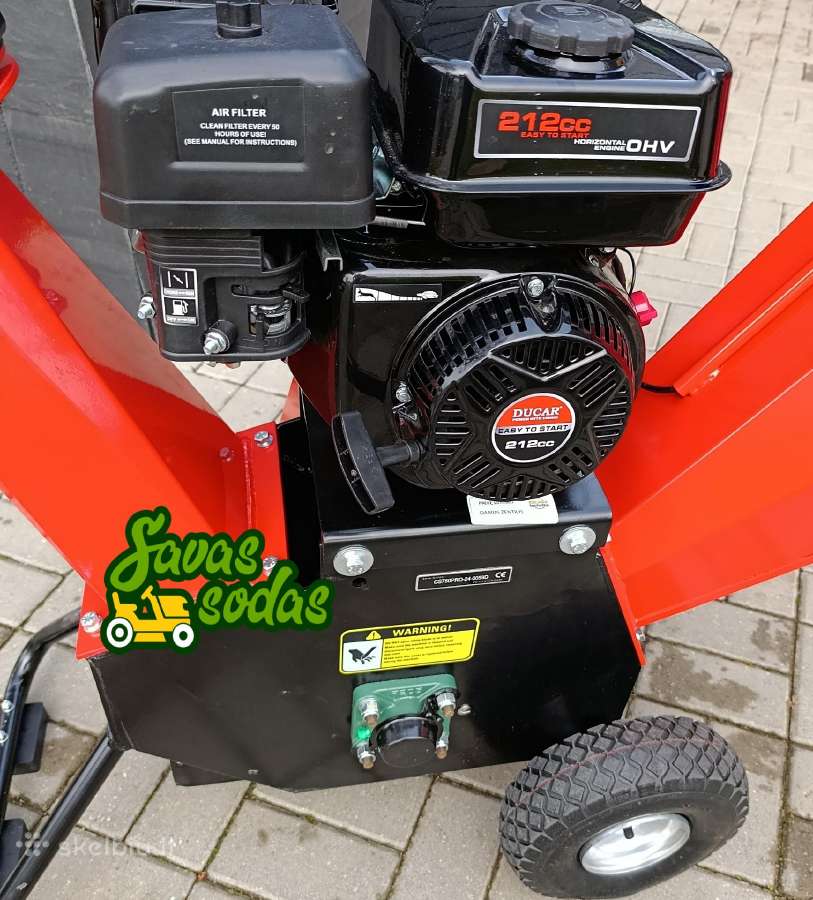 Benzininis šakų smulkintuvas Early Bird Cs750 Pro - nuotraukos Nr. 3
