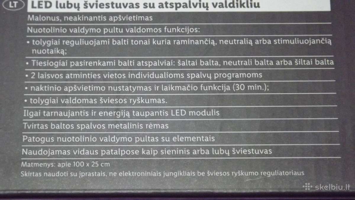 Lubinis LED šviestuvas Livarno home Ian - nuotraukos Nr. 3
