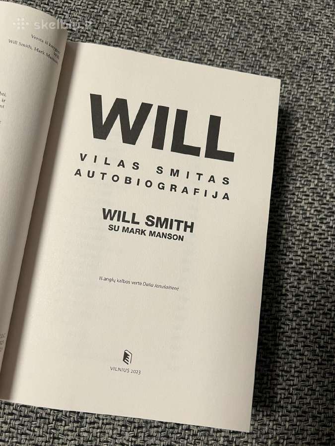 Knyga Will autobiografija Vilas Smitas - nuotraukos Nr. 4