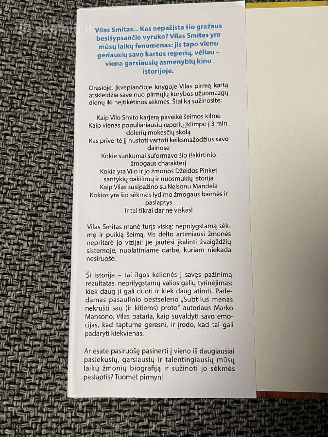 Knyga Will autobiografija Vilas Smitas - nuotraukos Nr. 5