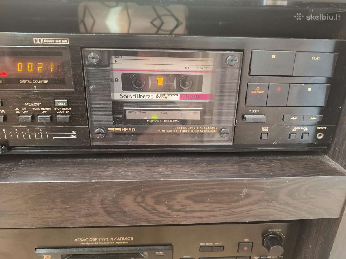 JVC td-v66 3 galvos kasetine deka - nuotraukos Nr. 2