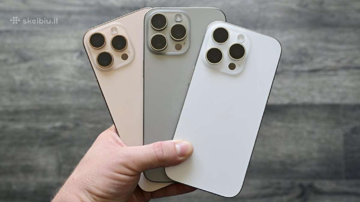 Perkame iPhone 16 Pro - kaina per 1 min!