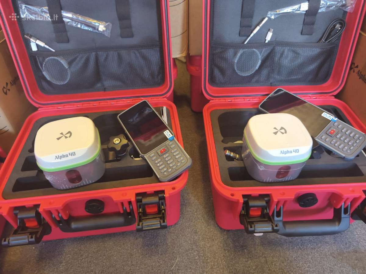 GPS imtuvas su lazeriu Alpha 40 - 2800eur!