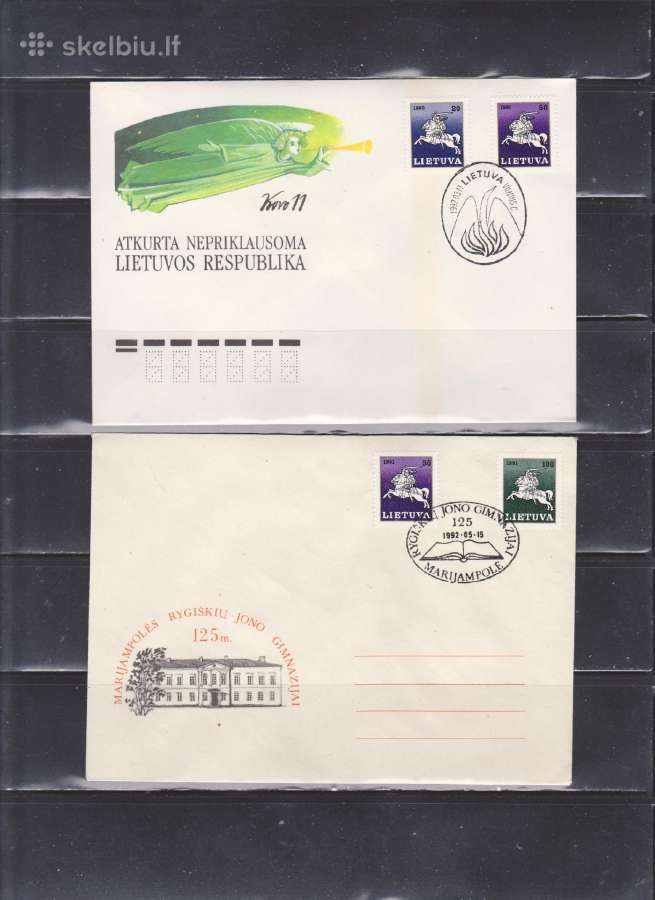Proginiai Lietuvos pašto antspaudai. - nuotraukos Nr. 5