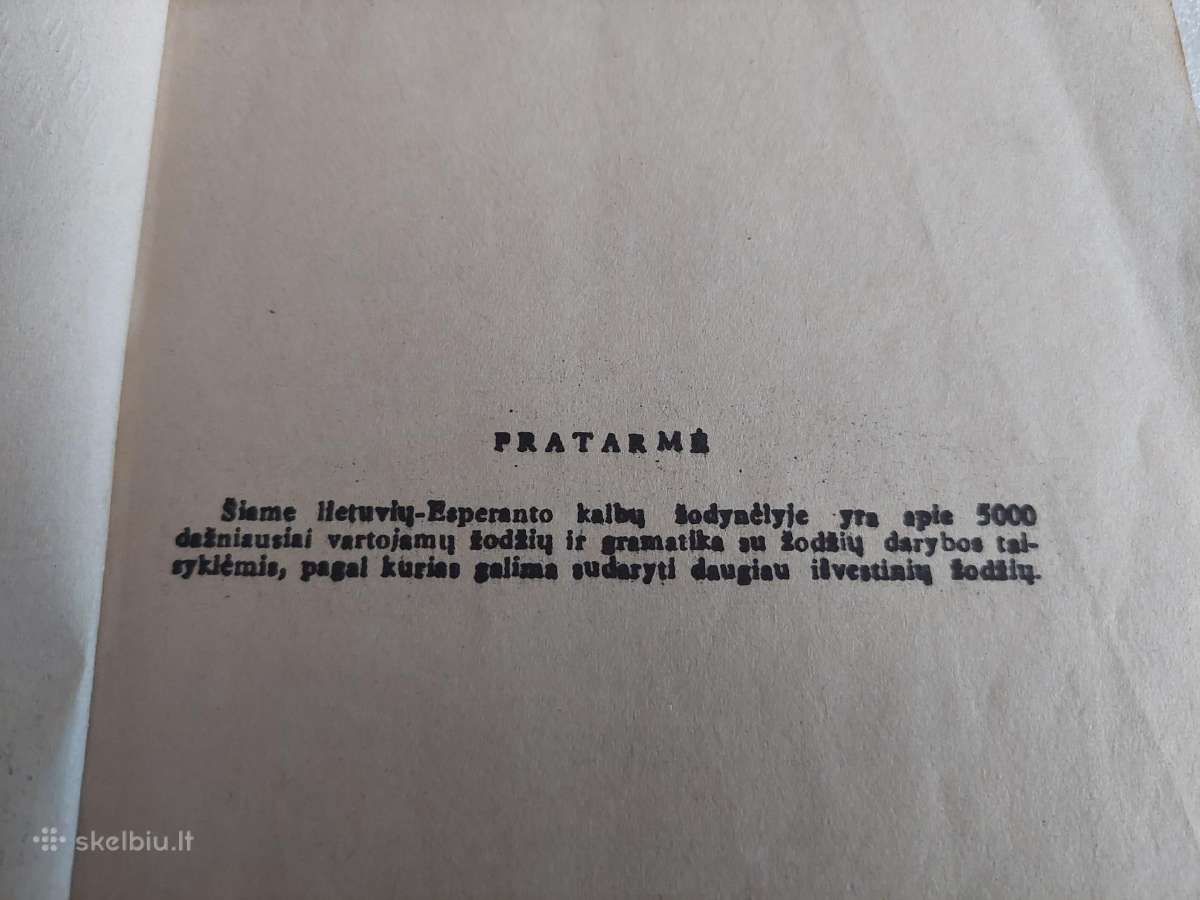 Lietuvių - esperanto kalbų žodynėlis - nuotraukos Nr. 2