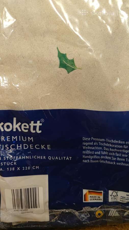 Ranksluostine linine medziaga-staltieses - nuotraukos Nr. 14