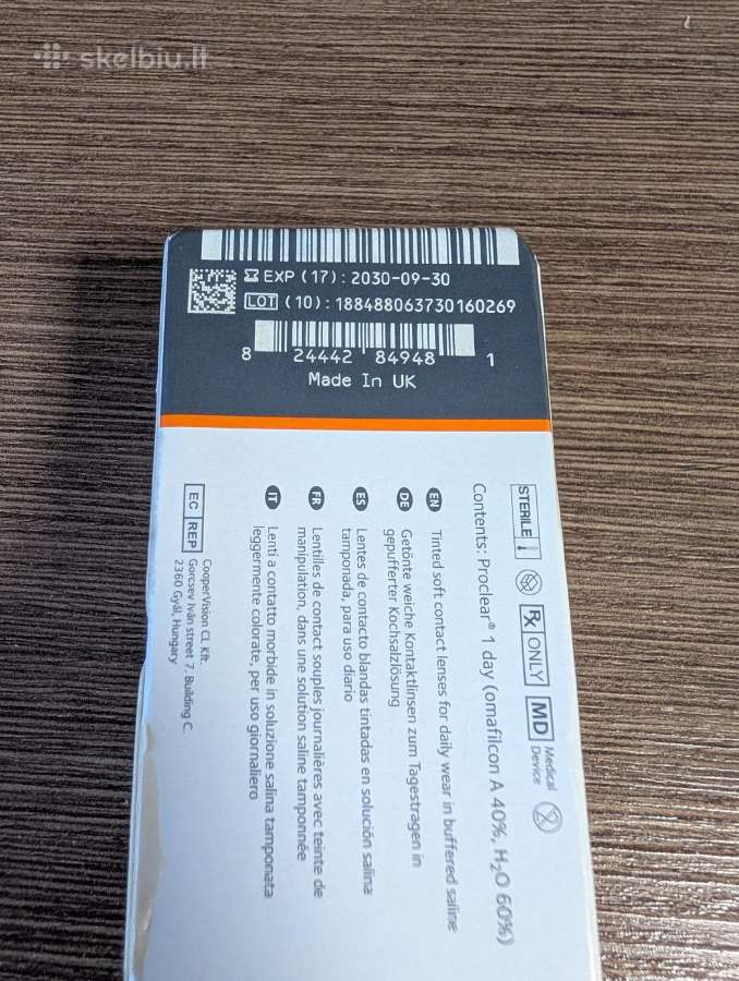 Coopervision Proclear kontaktiniai lesiai -3.75 - nuotraukos Nr. 2