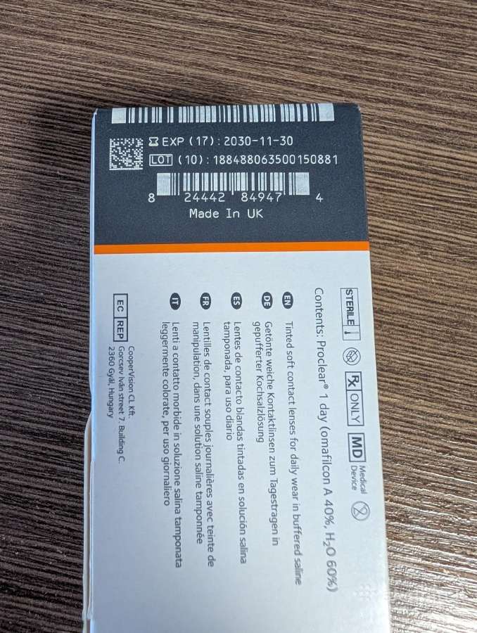Coopervision Proclear kontaktiniai lesiai -3.75 - nuotraukos Nr. 5