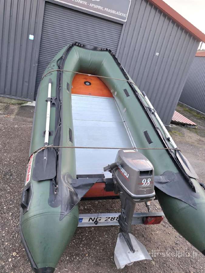 Valtis su varikliu ir priekaba - nuotraukos Nr. 3