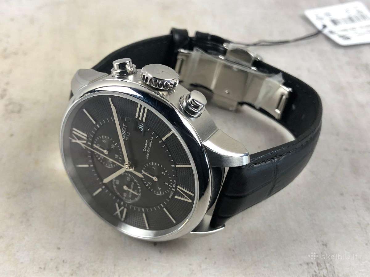 Naujas! Tissot Chemin Des Tourelles Chronogr. 44mm - nuotraukos Nr. 3