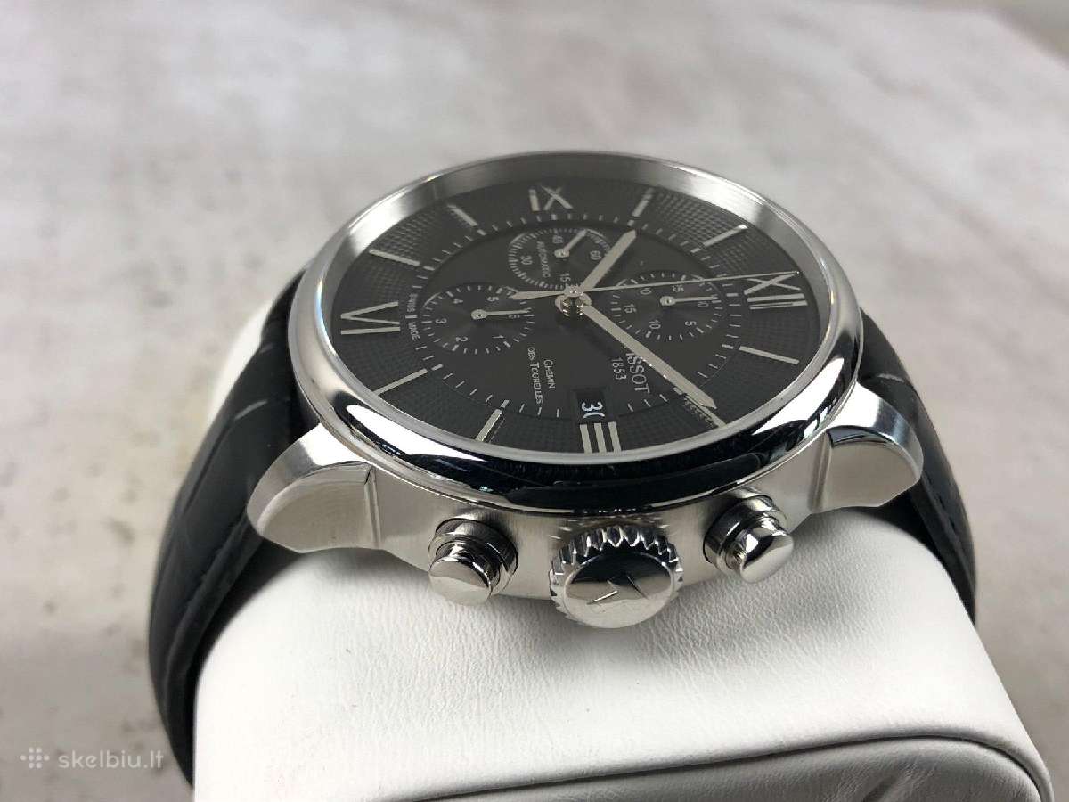 Naujas! Tissot Chemin Des Tourelles Chronogr. 44mm - nuotraukos Nr. 4
