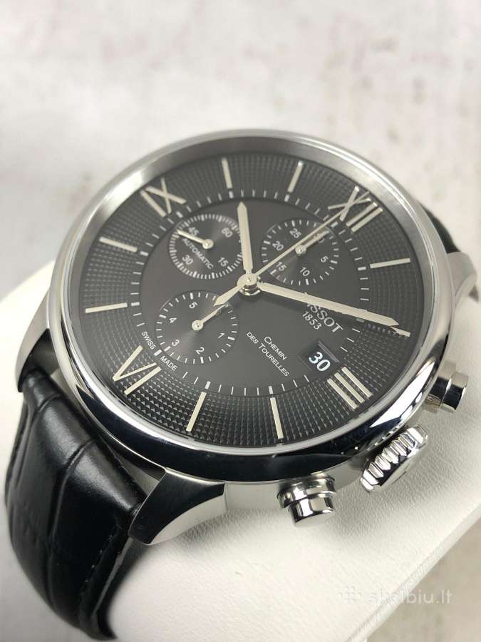 Naujas! Tissot Chemin Des Tourelles Chronogr. 44mm - nuotraukos Nr. 7
