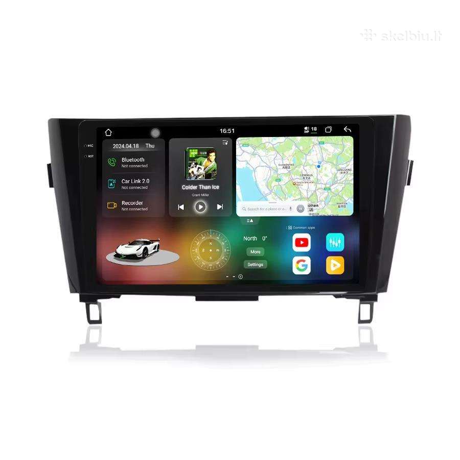 Nissan Qashqai 2006-2017 android multimedija - nuotraukos Nr. 2
