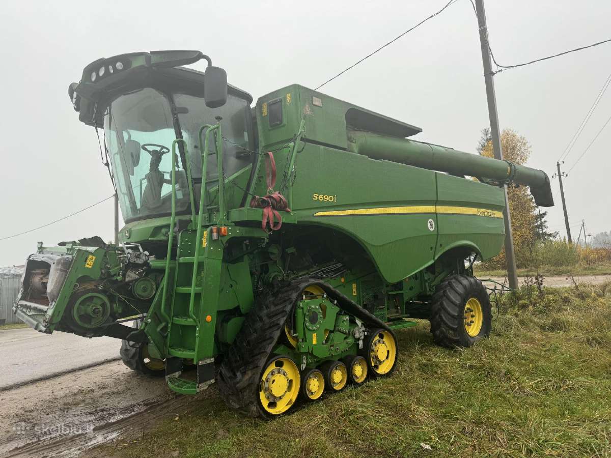 Kombainas John Deere S690tt Ardomas Dalimis