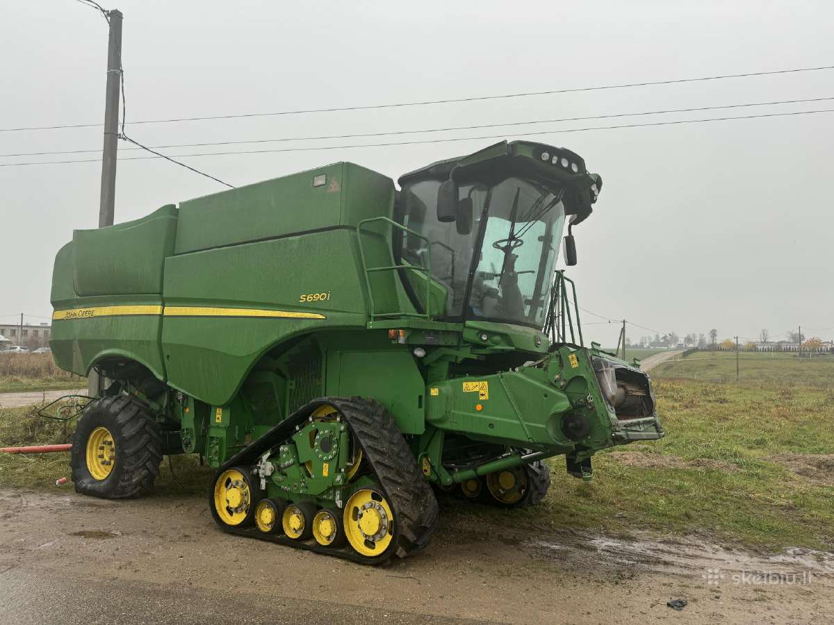 Kombainas John Deere S690tt Ardomas Dalimis - nuotraukos Nr. 4