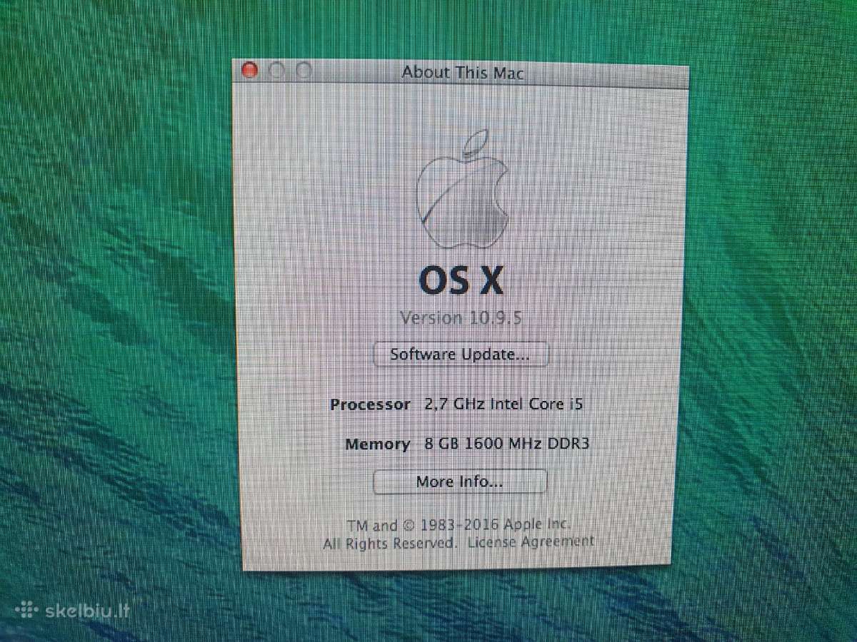 Apple iMac 21,5 colio - nuotraukos Nr. 3