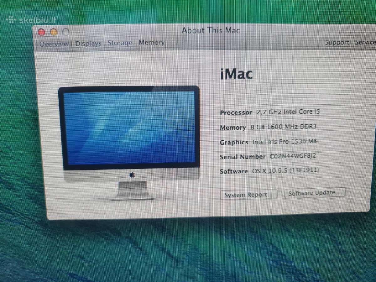 Apple iMac 21,5 colio - nuotraukos Nr. 4