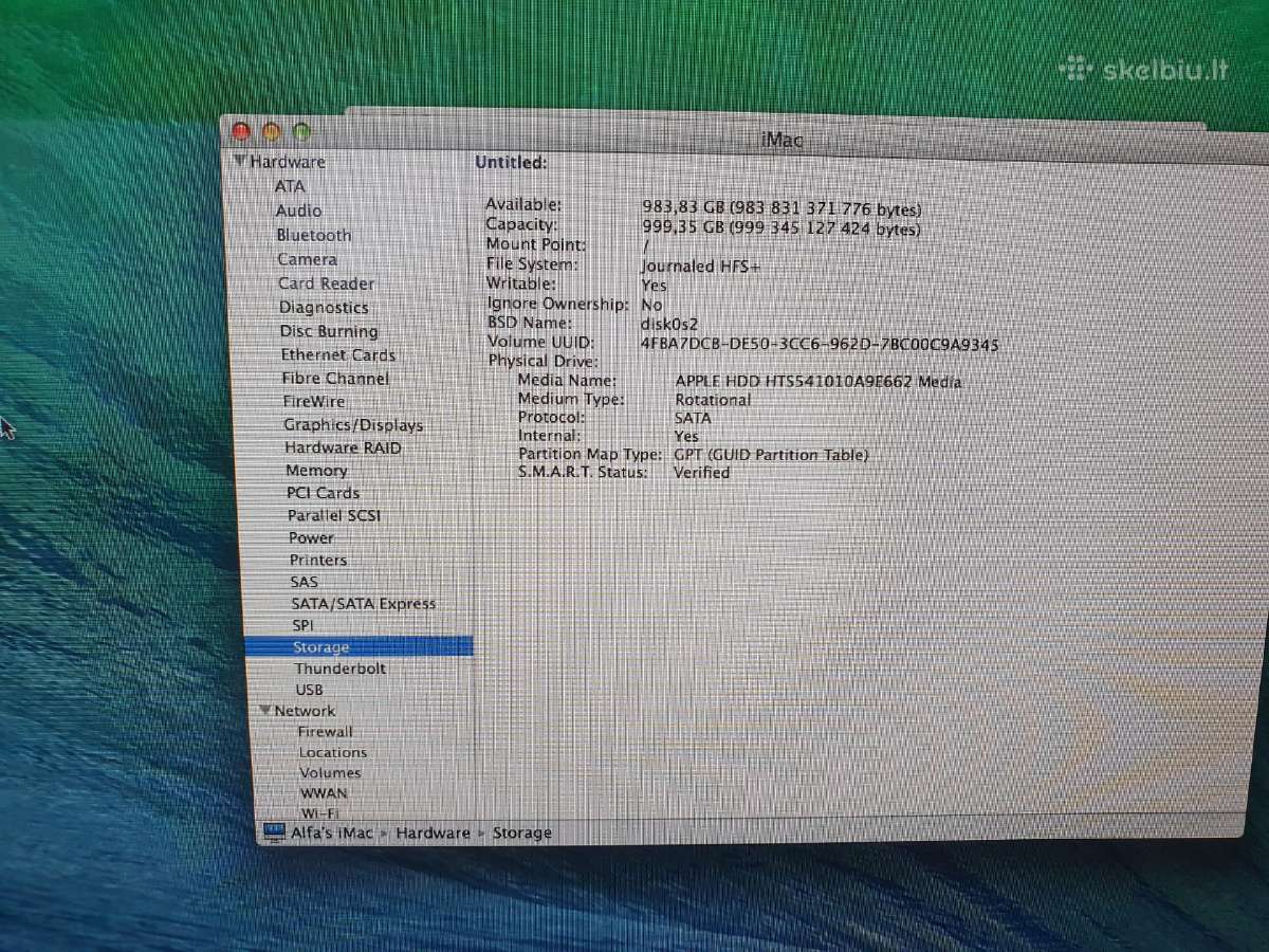 Apple iMac 21,5 colio - nuotraukos Nr. 6