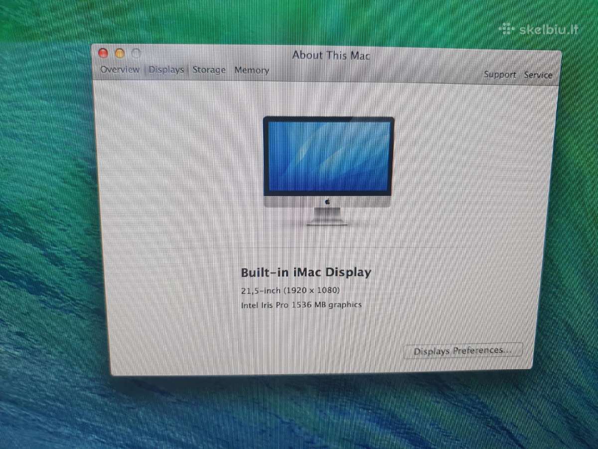 Apple iMac 21,5 colio - nuotraukos Nr. 7