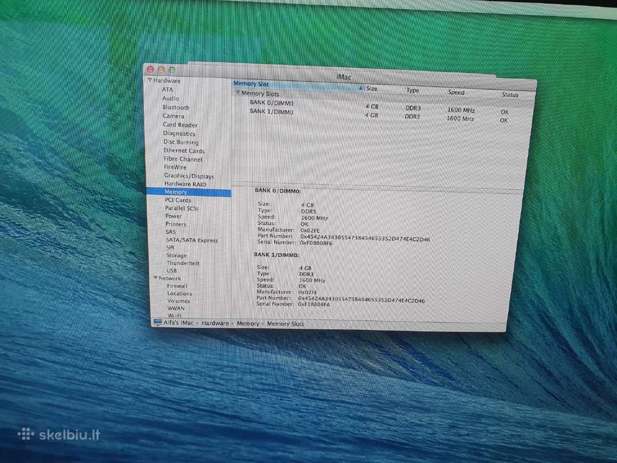 Apple iMac 21,5 colio - nuotraukos Nr. 10