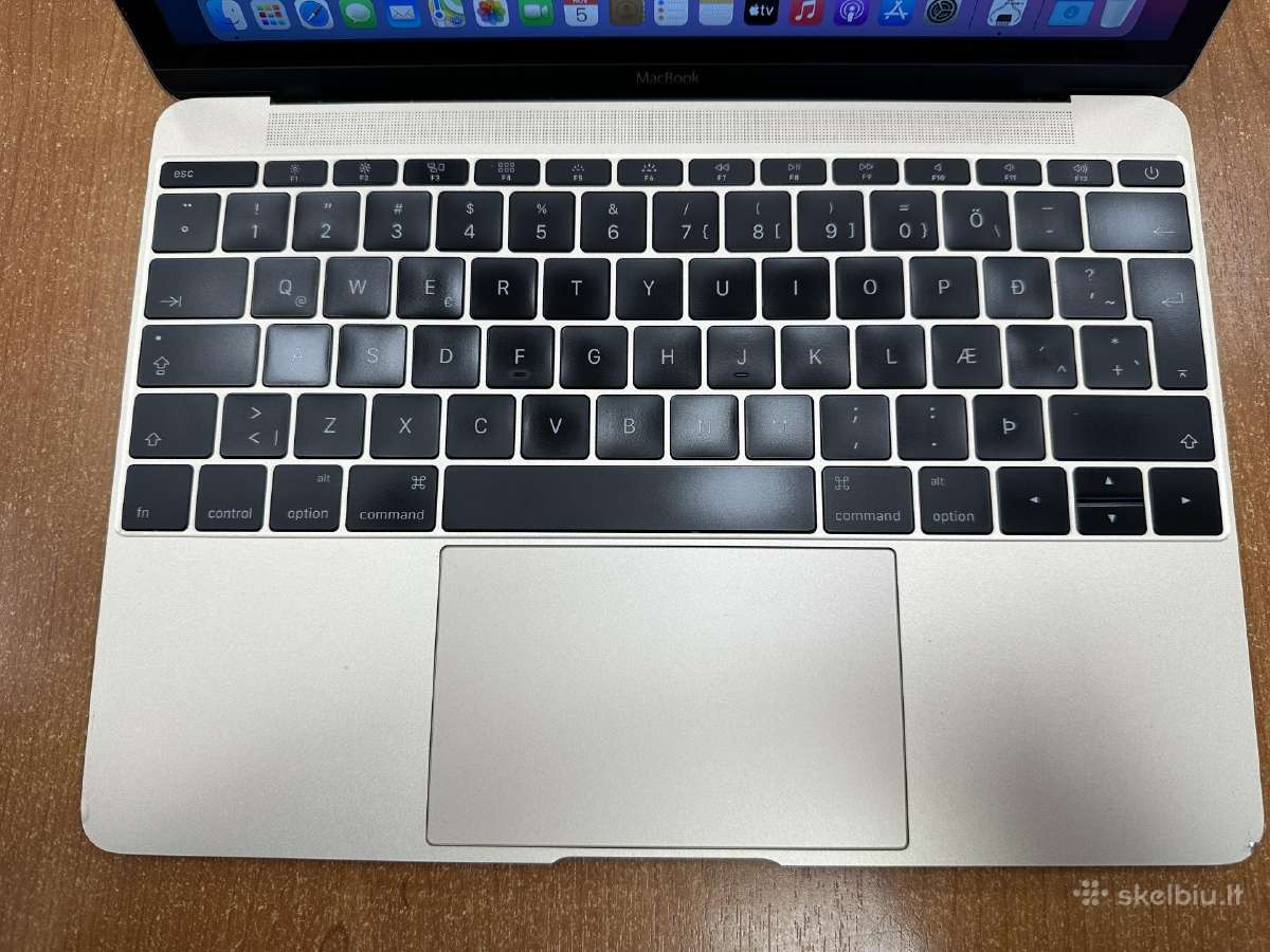 MacBook 12 2016 M3-6y30/8/256/cycle 501 - nuotraukos Nr. 3